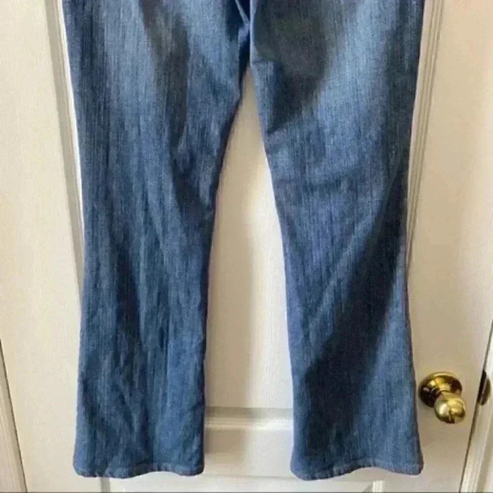 Vintage Bluenotes Low Rise Baby Bootcut Jeans Y2K Mid Blue Denim Size 26 - Picture 8 of 16